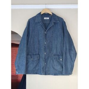 Buck Mason Blue Denim Shirt Jacket